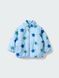 Флисовая&nbsp;кофта Uniqlo голубая Baby Fluffy Yarn Fleece Full-Zip Jacket 8255 фото 1