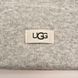 Шапка-бiнi UGG світло-сіра Logo Knit Cuff Beanie  8351 фото 3