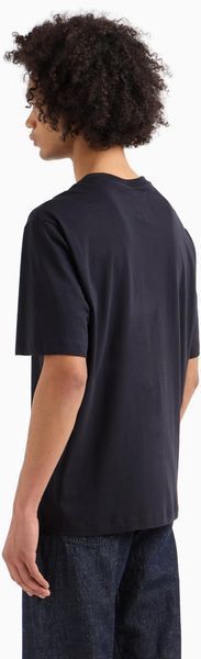 Футболка Armani Exchange темно-синяя Icon Pocket Logo Tee 76701 фото
