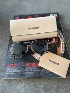 Cонцезахистні окуляри ROBERTO CAVALLI 61MM Browline Aviator 5885 фото