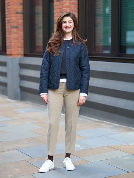 Брюки Uniqlo бежевi Smart Ankle Trousers (Longer) 8094 фото