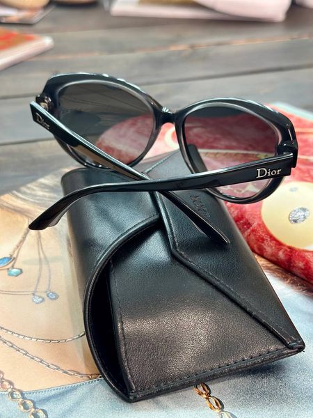 Сонцезахисні окуляри Christian Dior чорнi Pondichery 6043 фото