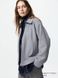 Кофта Uniqlo сiра Brushed Jersey Zip-Up Blouson 8036 фото 1