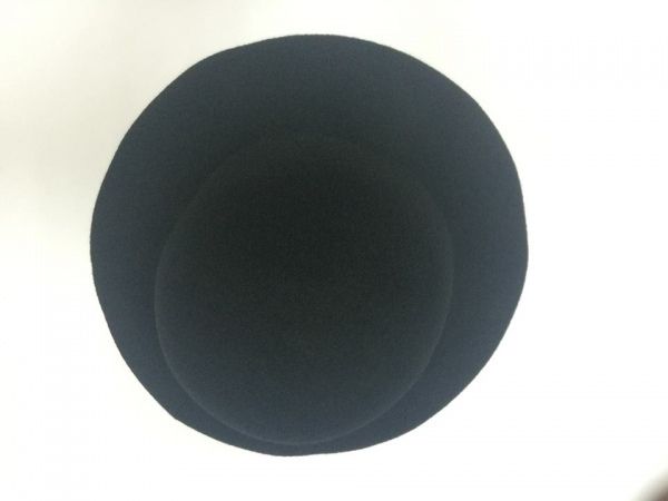 Вовняний чорний капелюх-слауч 879 фото
