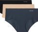Набір трусів Calvin Klein (3 шт) Invisibles Hipster Multipack Panty 8461 фото 1