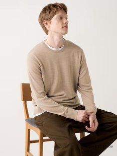 Джемпер Uniqlo бежевий з вовни 7155 фото