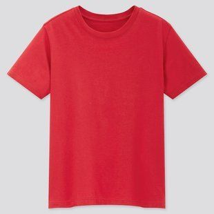Футболка детская Uniqlo красная 5588 фото