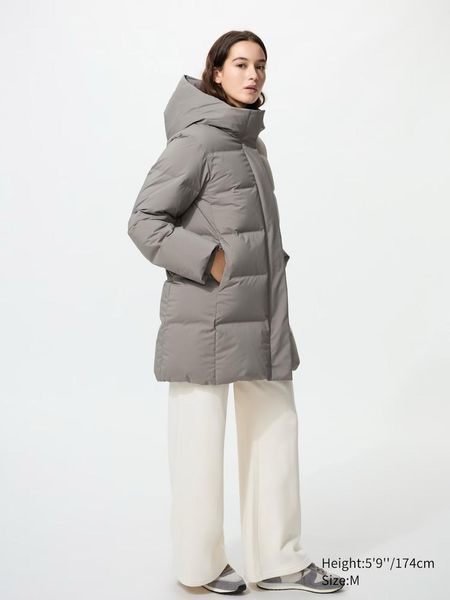 Пуховик Uniqlo чорний Seamless Down Short Coat 8147 фото