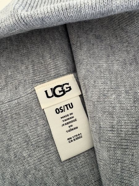 Шапка-бiнi UGG сіра High Crown Beanie 8350 фото