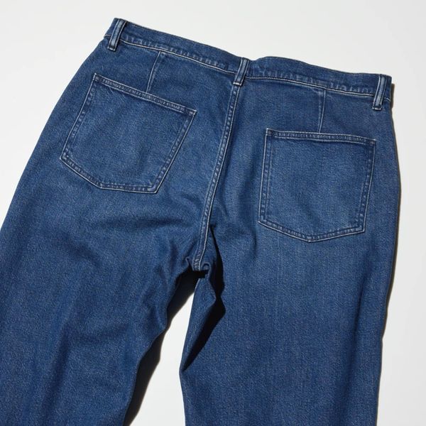 Джинсы Uniqlo голубые Relaxed Ankle Jeans 83311 фото