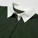 Джемпер-поло Uniqlo темно-синя Washed Cotton Polo Shirt (Long Sleeve) 8283 фото 5
