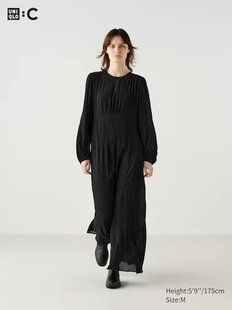 Сукня Uniqlo:C чорна Flared Dress 71821 фото