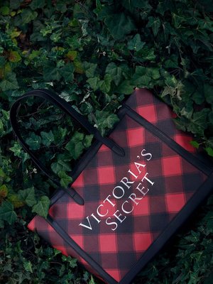 Яркая сумка-шоппер красно-черная 5182 фото