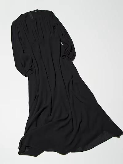 Сукня Uniqlo:C чорна Flared Dress 71821 фото