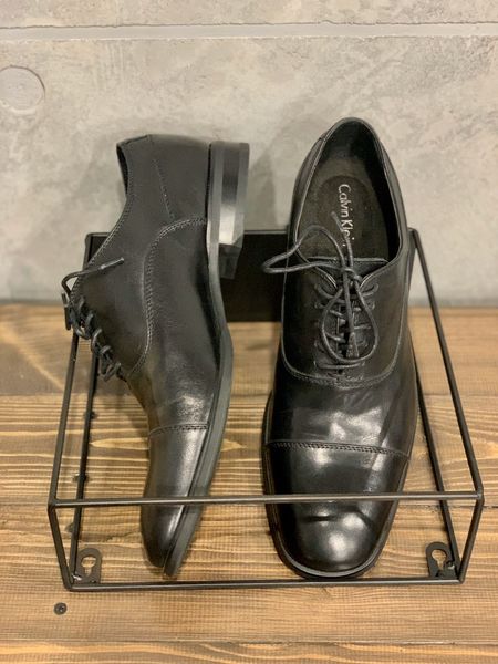 Чорні шкіряні туфлі Calvin Klein 186 фото