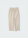 Брюки Uniqlo бежеві Linen Cotton Tapered Trousers 8129 фото 2