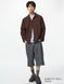 Жакет Uniqlo  коричневый льняной Linen Blend Coverall 83601 фото 5