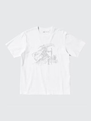 Футболка Uniqlo бiла FINAL FANTASY UT 6876 фото