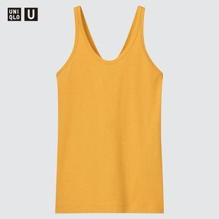 Майка Uniqlo желтая из серии U 59391 фото