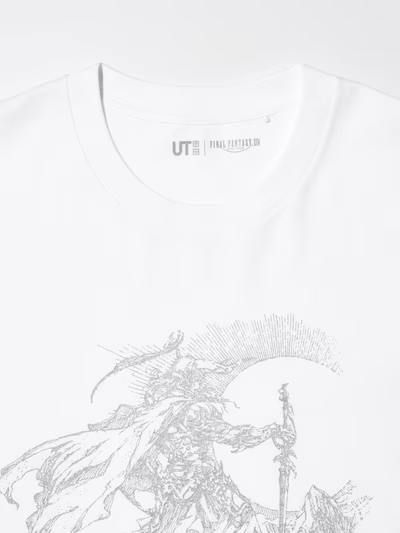 Футболка Uniqlo белая FINAL FANTASY UT 6876 фото