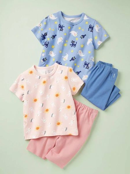 Дитяча піжама Uniqlo Dry Short Sleeve Pajamas 8563 фото