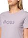 Футболка BOSS бузкова Big Logo Cotton T-Shirt 8463 фото 3