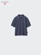 Футболка-поло Uniqlo+JW Anderson  темно-синяяPolo Jumper (Short Sleeve) 8309 фото 4