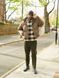 Рубашка Uniqlo черно-белая Flannel Shirt (Check, Regular Collar) 7975 фото 3
