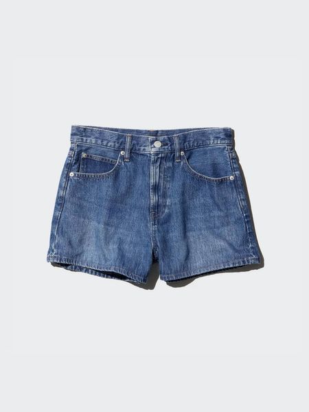 Шорти Uniqlo белые  Denim Shorts 7807 фото