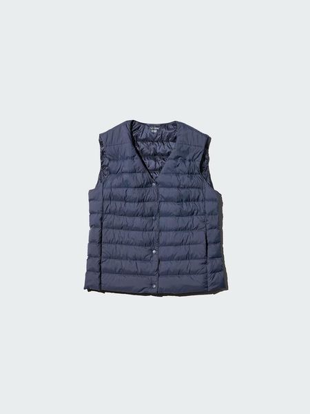 Жилетка Uniqlo пудрова PUFFERTECH Compact Vest 8163 фото