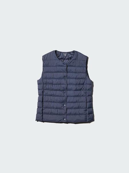 Жилетка Uniqlo пудрова PUFFERTECH Compact Vest 8163 фото