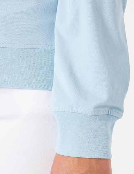 Худі HUGO блакитна Relaxed-fit Hoodie in Soft-Brushed Jersey with Logo 8464 фото