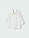 Блуза Uniqlo свiтла Rayon Skipper Collar 3/4 Sleeve Blouse | Striped 84281 фото 3