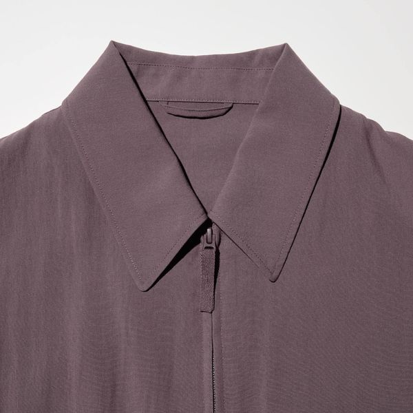 Куртка-бомбер Uniqlo чорна  Short Blouson 8475 фото
