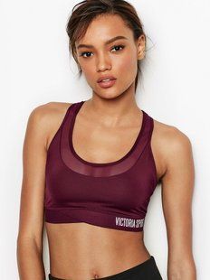 Бордовый спортивный топ Victoria's Secret. 3005 фото