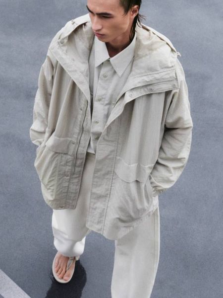 Парка Uniqlo світла Utility Parka 8484 фото