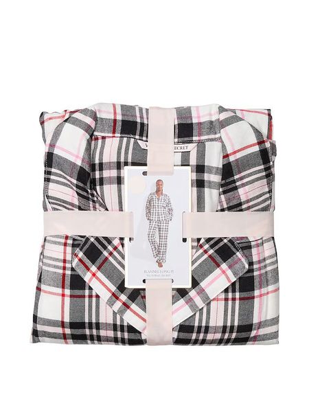 Пижама Victoria's Secret в клетку Flannel Long Pajama Set 6879 фото