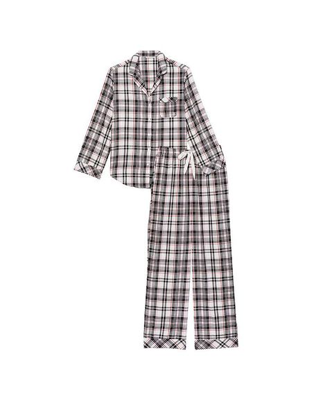 Пiжама Victoria's Secret в клiтинку Flannel Long Pajama Set 6879 фото