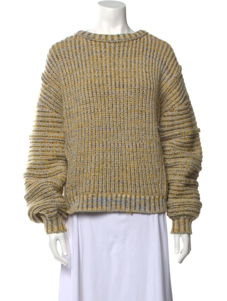 Свитер Magaschoni обьемный Chunky Wool Blend Sweater 6919 фото