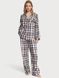 Пижама Victoria's Secret в клетку Flannel Long Pajama Set 6879 фото 1