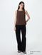Топ Uniqlo коричневий AIRism Crepe Jersey Boat Neck Bra Top AIRism 8421 фото 2