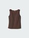 Топ Uniqlo коричневий AIRism Crepe Jersey Boat Neck Bra Top AIRism 8421 фото 3
