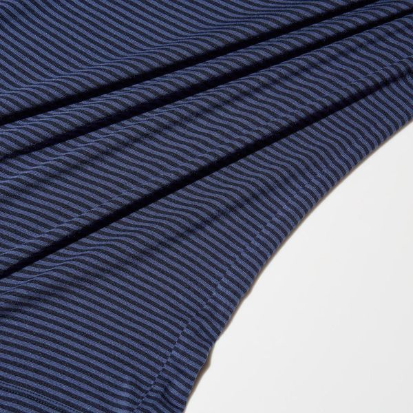 Лонгслiв Uniqlo синiй в смужку із серії HEATTECH 71601 фото