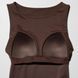 Топ Uniqlo коричневий AIRism Crepe Jersey Boat Neck Bra Top AIRism 8421 фото 4
