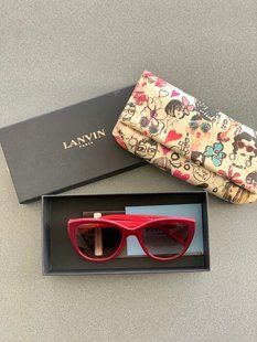 Сонцезахисні окуляри Lanvin бордовi Cat eye 4490 фото