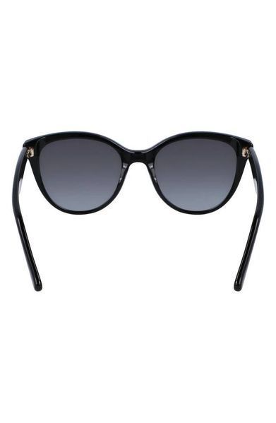 Солнцезащитные очки Salvatore Ferragamo черные 54mm Cat Eye Sunglasses 8073 фото