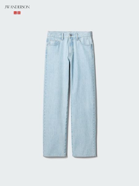 Джинси Uniqlo+JW Anderson голубые Straight Jeans 8537 фото