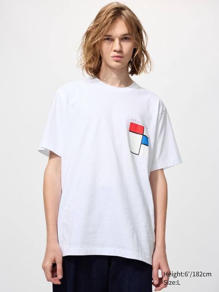 Футболка Uniqlo белая UT ARCHIVE MoMA Collection Graphic T-Shirt 8150111 фото