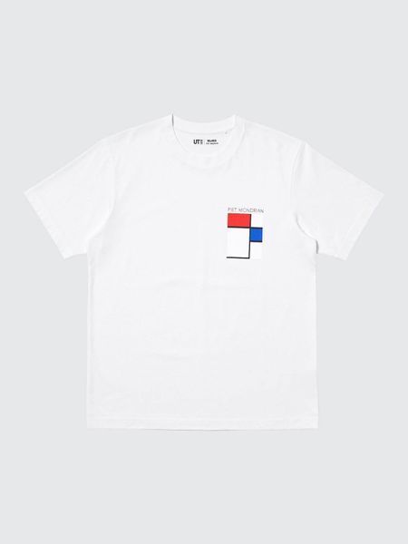 Футболка Uniqlo белая UT ARCHIVE MoMA Collection Graphic T-Shirt 8150111 фото