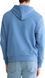 Худи Calvin Klein синяя Monogram Logo Fleece Hoodie 8624 фото 3